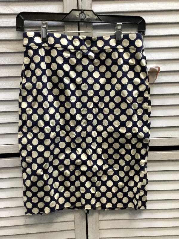 Ultra-lightweight Skirt Midi By J. Crew In Polkadot Pattern, Size: 4