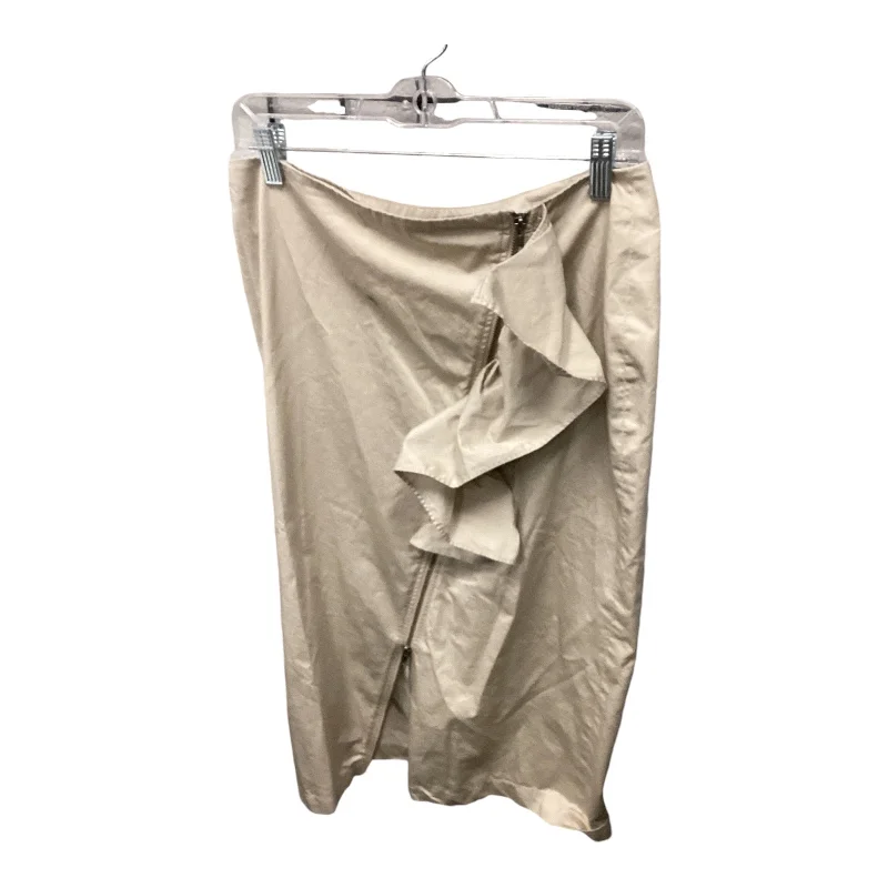 Outdoor Trend Skirt Maxi By Chelsea 28 In Beige, Size: L
