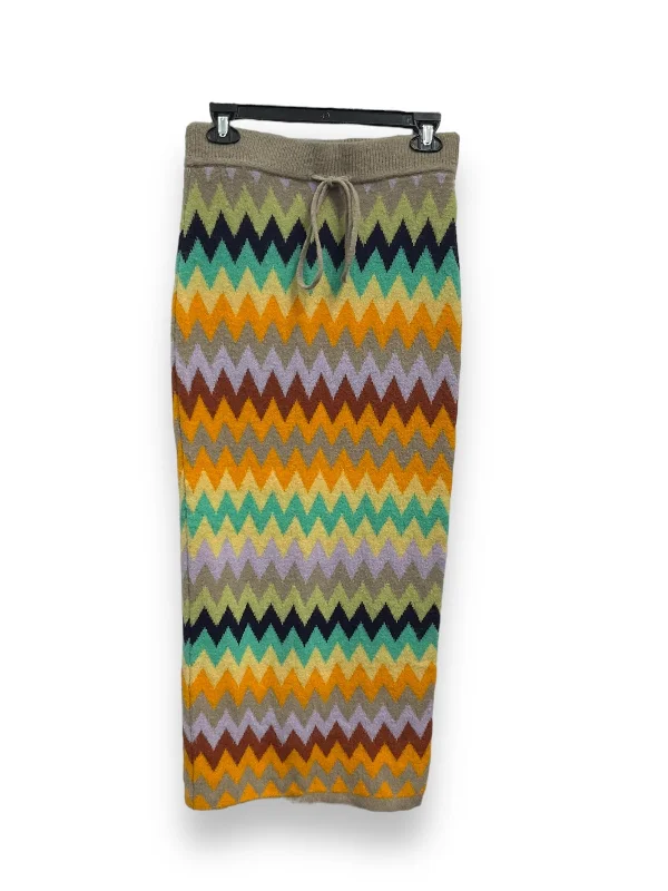 Embroidered Letters Skirt Maxi By Tracy Reese In Multi-colored, Size: S