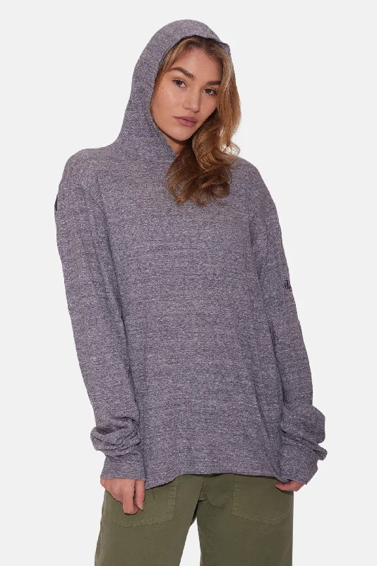 Warm Winter Series Women's 58 Hoodie Westport Back Print Navy Melange