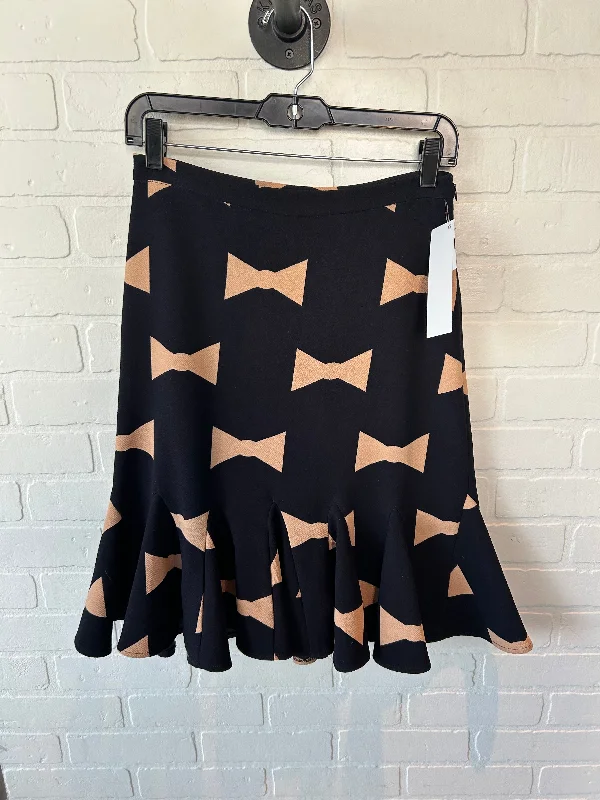 Playful Style Skirt Midi By Eva Franco In Black & Pink, Size: 2