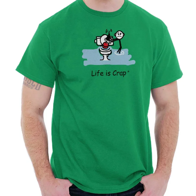 Floral Prints Toilet Plunger T-Shirt