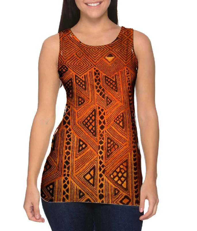 Elegant And Elegant African Tribal Kuba Cloth Triangles