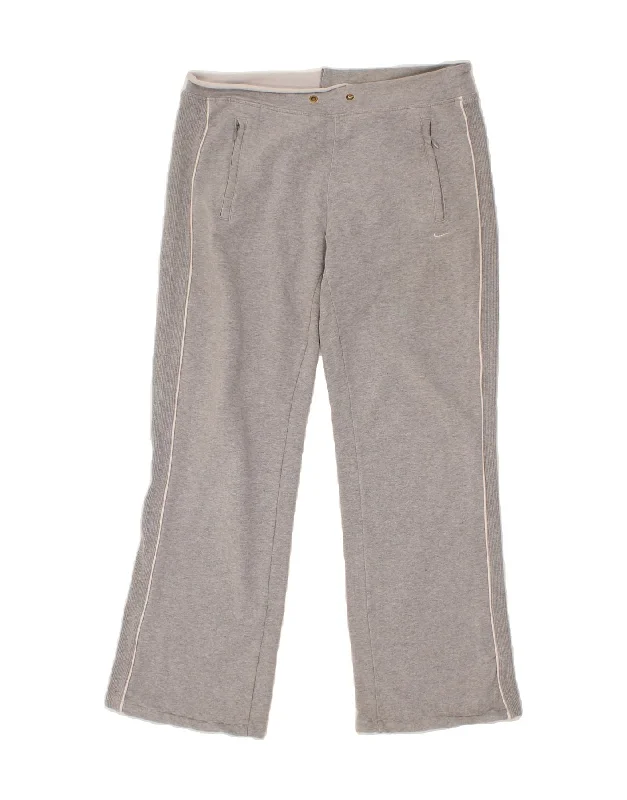 Ultra-lightweight NIKE Womens Tracksuit Trousers UK 8/10 Small  Grey