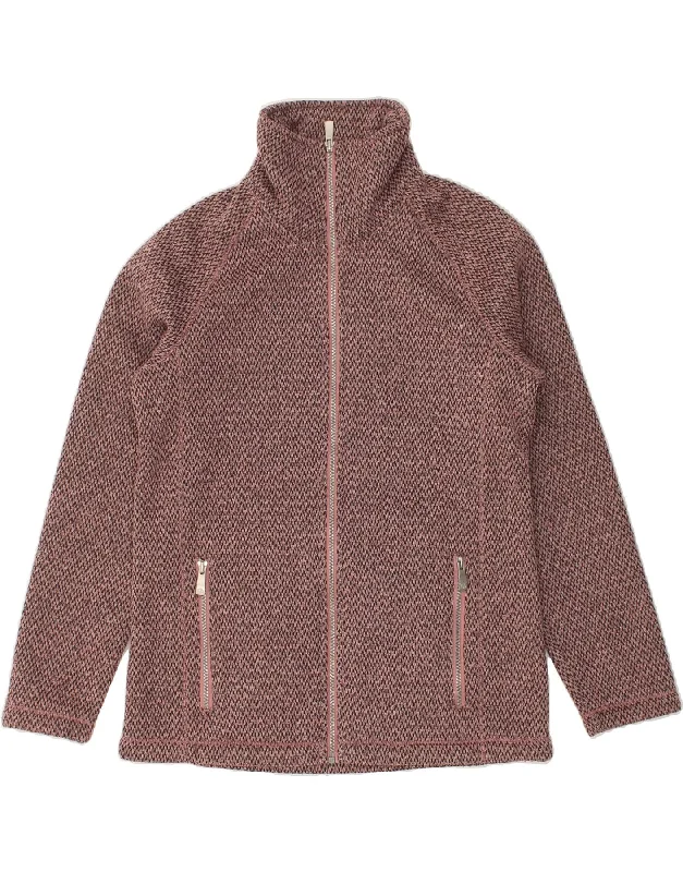 Minimal Style CRAGHOPPERS Womens Tracksuit Top Jacket UK 12 Medium  Pink Polyester