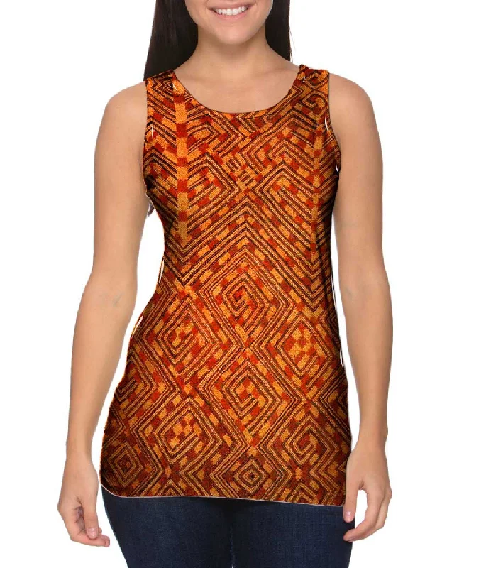 Street Charm African Tribal Kuba Cloth Snake