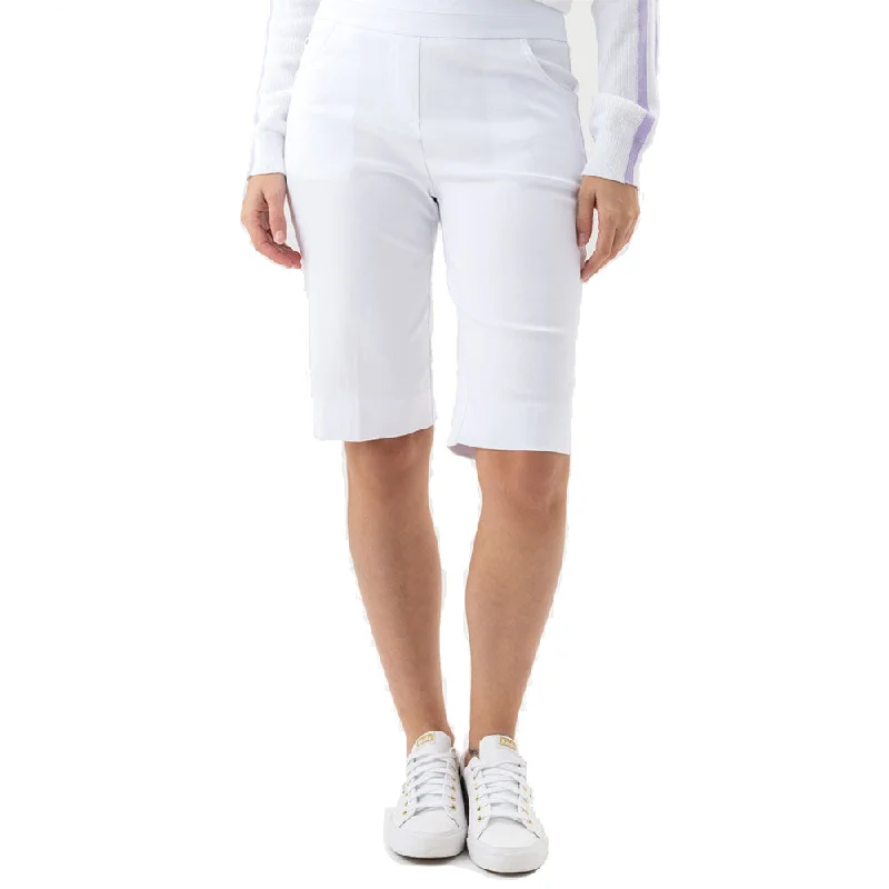Classic Retro Renuar 11.5-Inch Pull On Bermuda Short - White