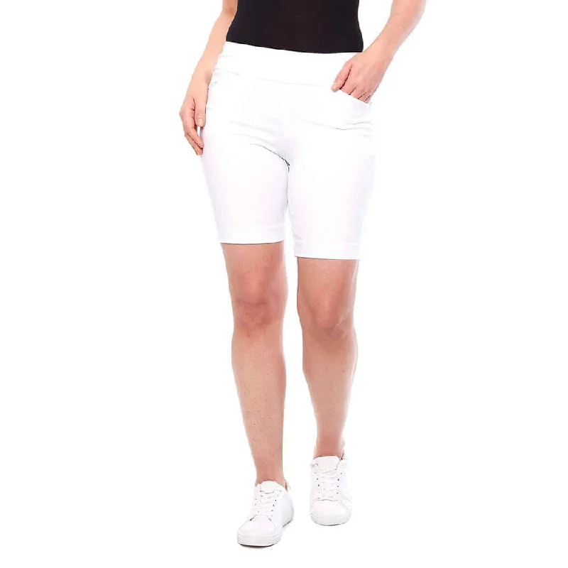 Thin Design UP! 9-Inch Techno Solid Short - White