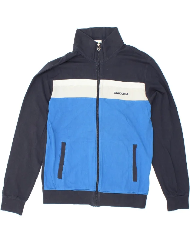 High-quality fabrics DIADORA Womens Tracksuit Top Jacket UK 10 Small Navy Blue Colourblock High-quality fabrics DIADORA Womens Tracksuit Top Jacket UK 10 Small Navy Blue Colourblock