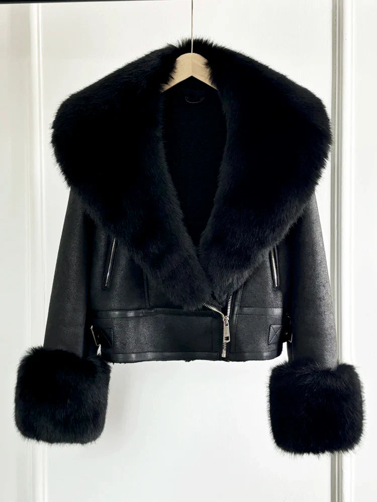 Black Faux SleeveFur