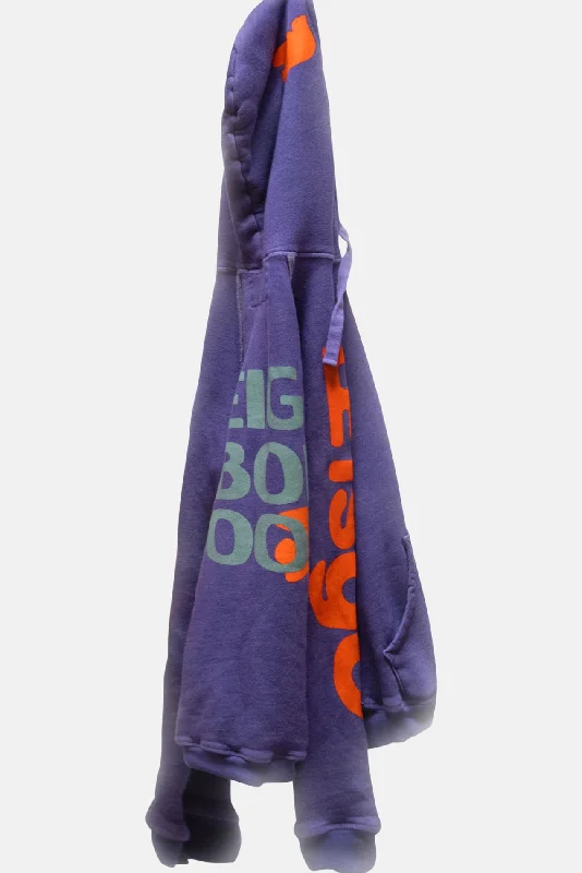 Low-key Luxury FreeCity Circa'99 Neighborhood LETSGO Polyblend Fluff Hoodie Purple Floor
