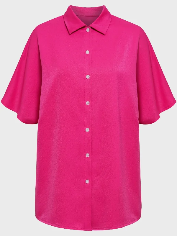 Urban Style Midsize City-Trend Lapel Shirt
