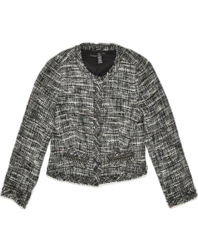 Body Design J. CREW Womens Blazer Jacket US 6 Medium Grey Acrylic