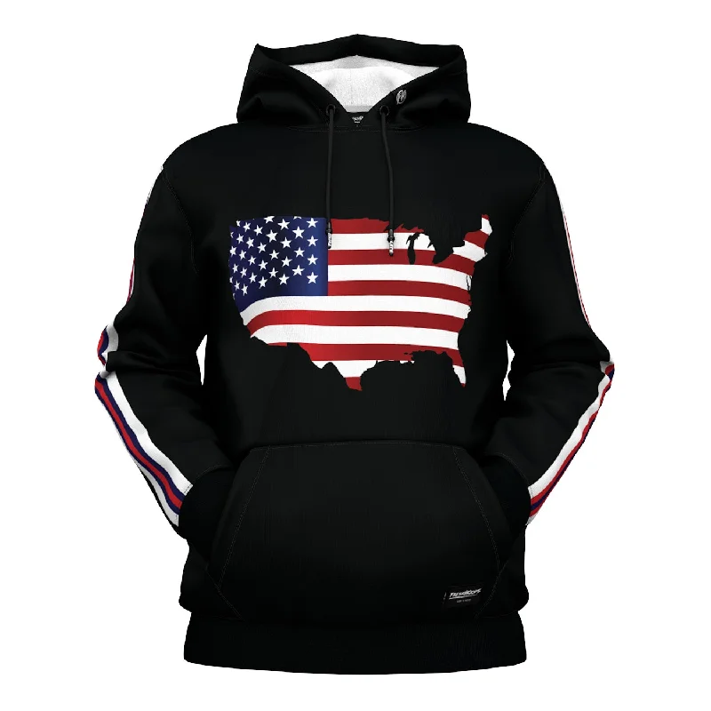 Denim Design Independence Hoodie