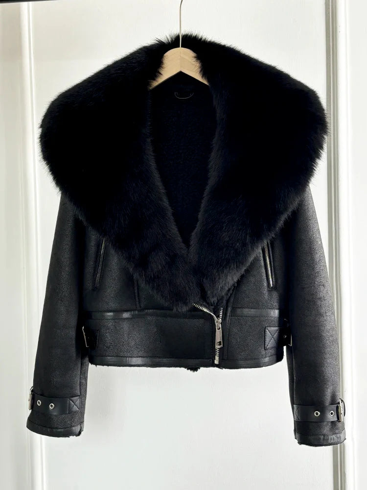 Black Faux Fur