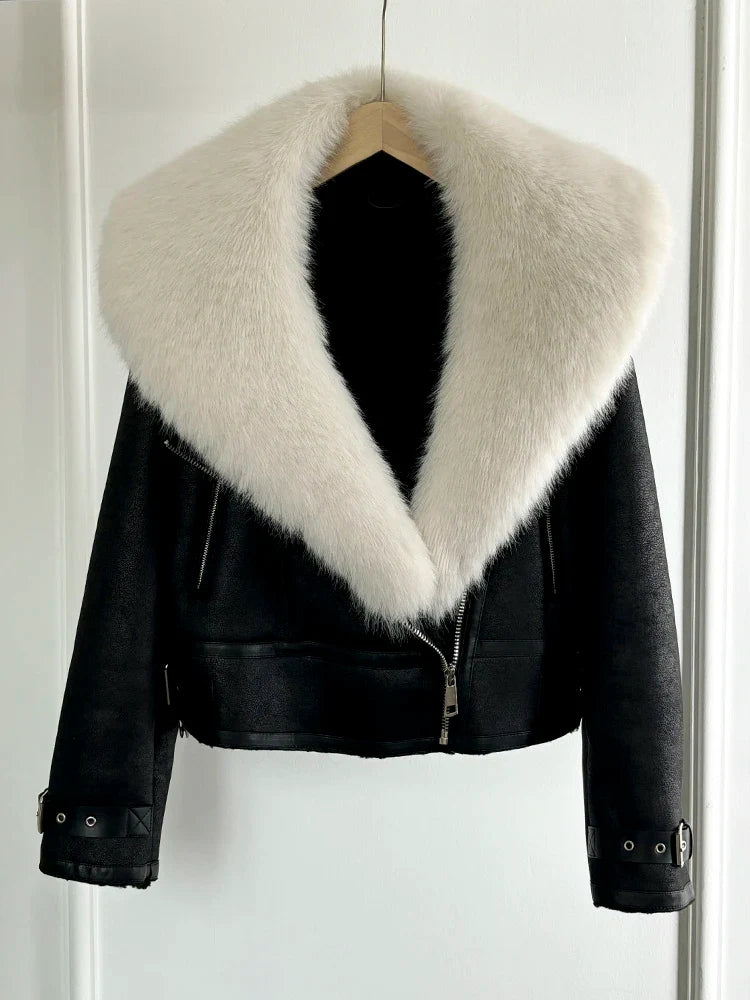 Beige Faux Fur