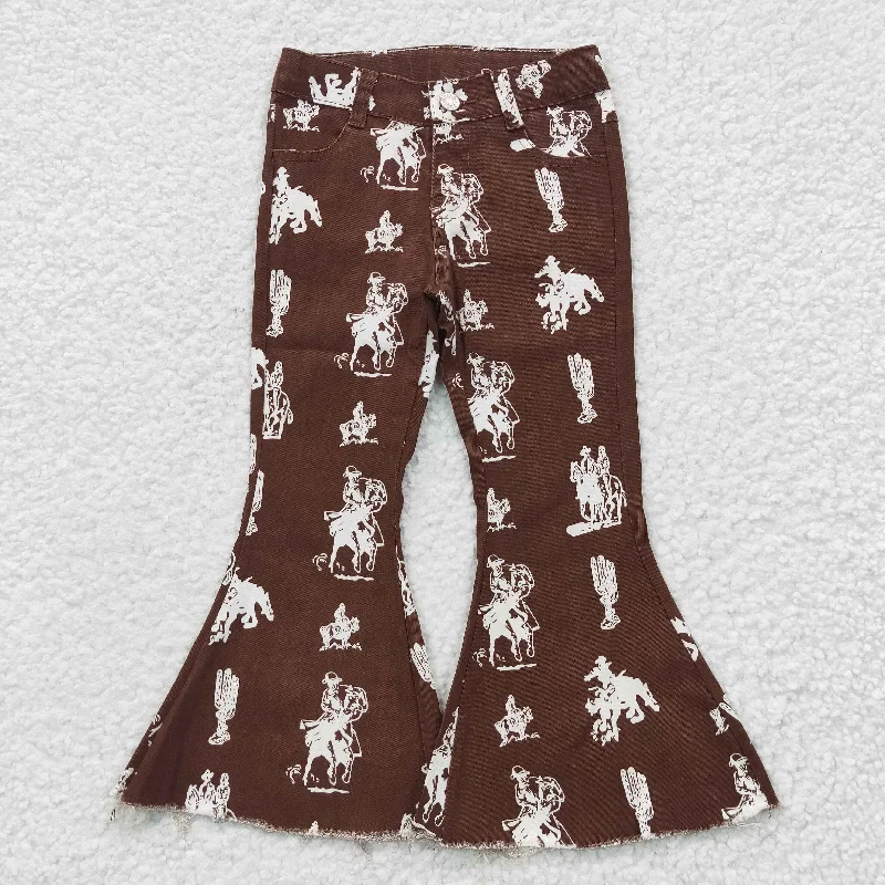 Outdoor Trend P0076 Riding Brown Denim Trousers