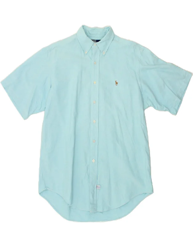 Ethnic Style POLO RALPH LAUREN Womens Shirt US 16 2XL Blue Cotton