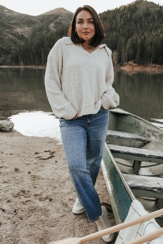 Exquisite Fabrics Lockwood Sweater | Oatmeal