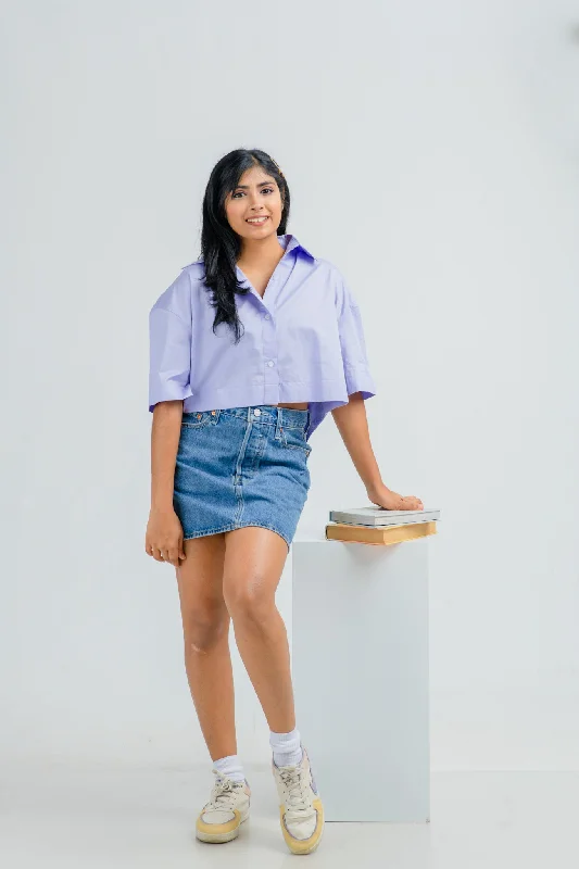 Fresh And Simple Be Kynd Crop Shirt