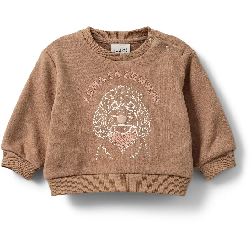 Multi-functional style Sofie Schnoor Cashew Brown Sweatshirt