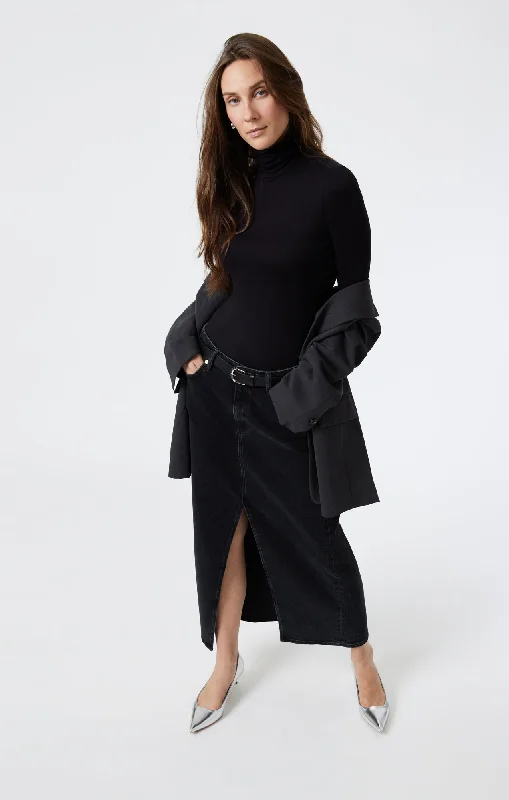 Dessert Matching MILENA DENIM SKIRT IN DARK SMOKE DENIM
