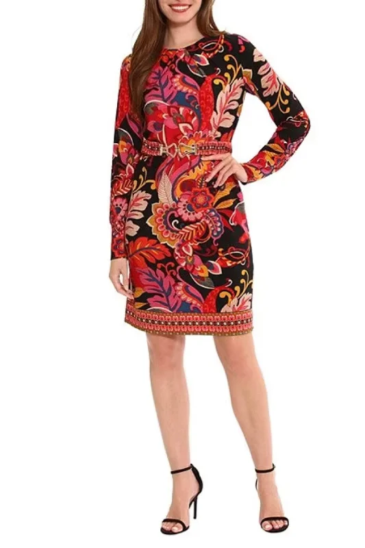 Customized Version London Times T7019M - Jewel Sheath Casual Dress