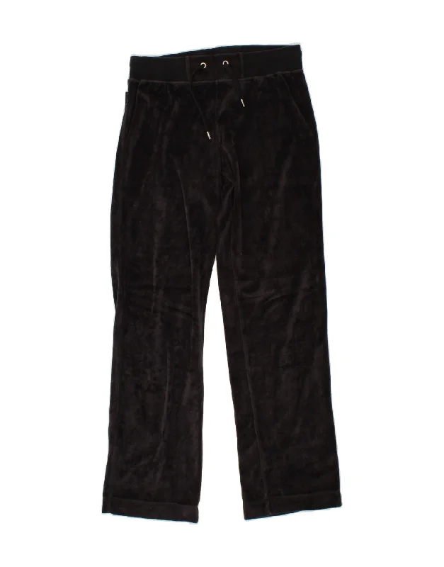 Street Fashion CHAMPION Womens Velour Tracksuit Trousers Joggers UK 10 Small Black Cotton Street Fashion CHAMPION Womens Velour Tracksuit Trousers Joggers UK 10 Small Black Cotton