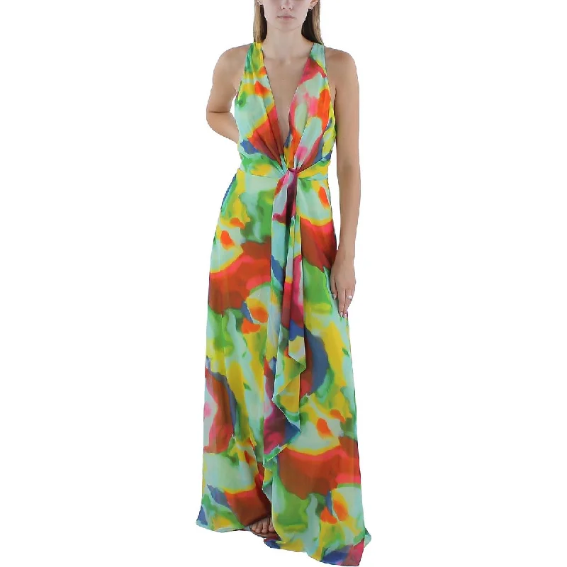 Urban Style Lauren Ralph Lauren Womens Long Wrap Maxi Dress