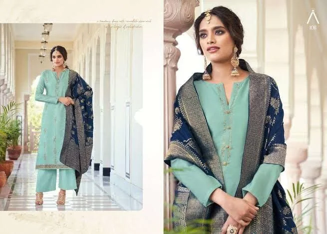 Elegant And Lazy 1011 Anika Designer Printed Plazzo Suit