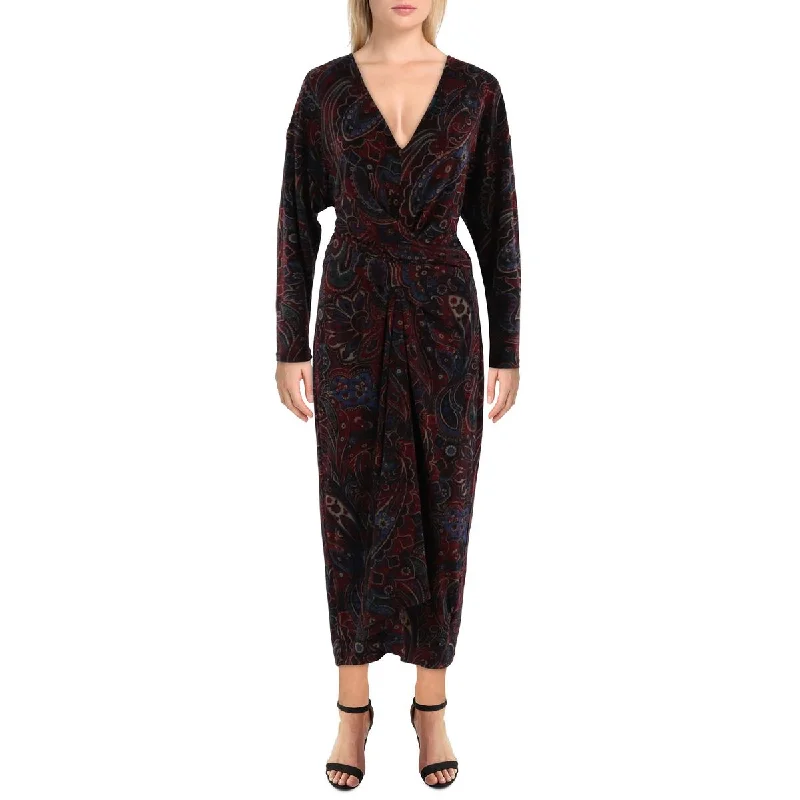 Sweet Girl Lauren Ralph Lauren Womens Drapey Long Maxi Dress