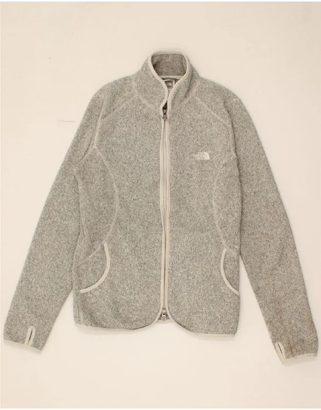 Classic Retro THE NORTH FACE Womens Tracksuit Top Jacket UK 14 Medium Grey Polyester Classic Retro THE NORTH FACE Womens Tracksuit Top Jacket UK 14 Medium Grey Polyester