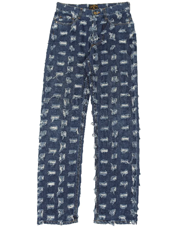 Sexy Fun '90s "Cut, Slash & Pull" Denim