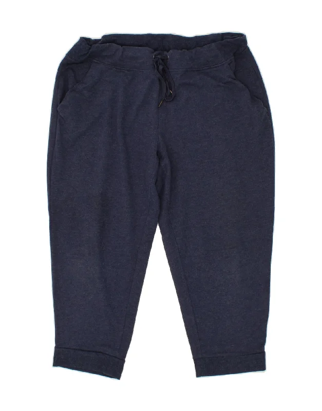 Warm Winter Series EDDIE BAUER Womens Capri Tracksuit Trousers Joggers UK 20 2XL Navy Blue Warm Winter Series EDDIE BAUER Womens Capri Tracksuit Trousers Joggers UK 20 2XL Navy Blue