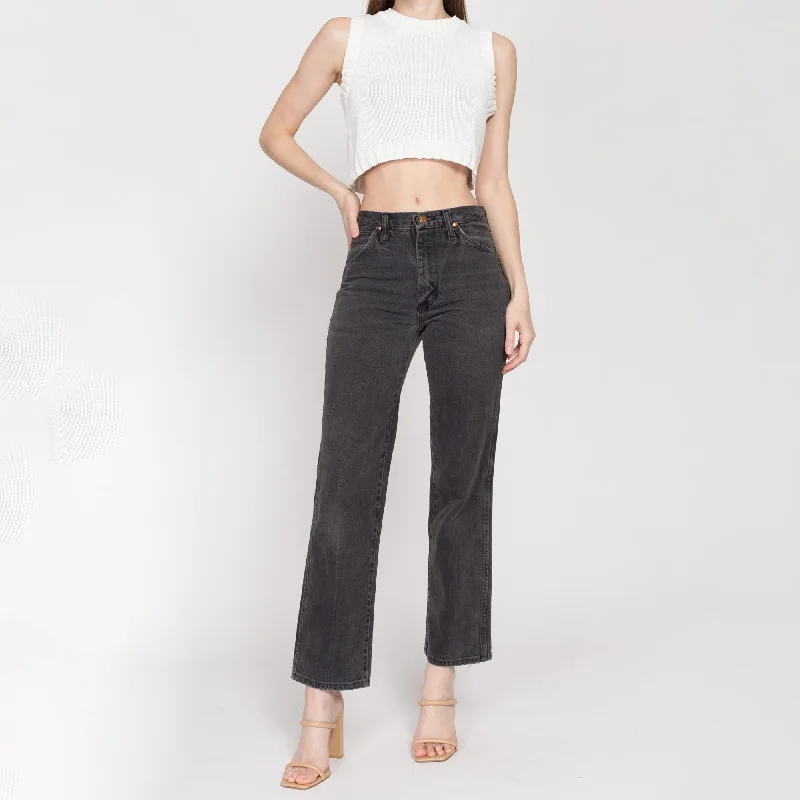 Design Perception 29" Waist 90s Wrangler Faded Black Mid Rise Jeans