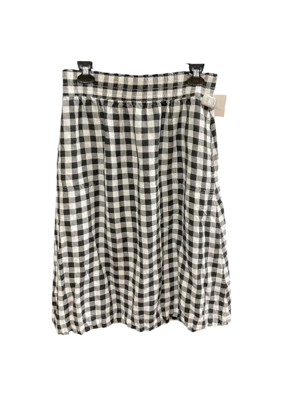 Eye-catching Personality Skirt Mini & Short By Madewell In Checkered Pattern, Size: M