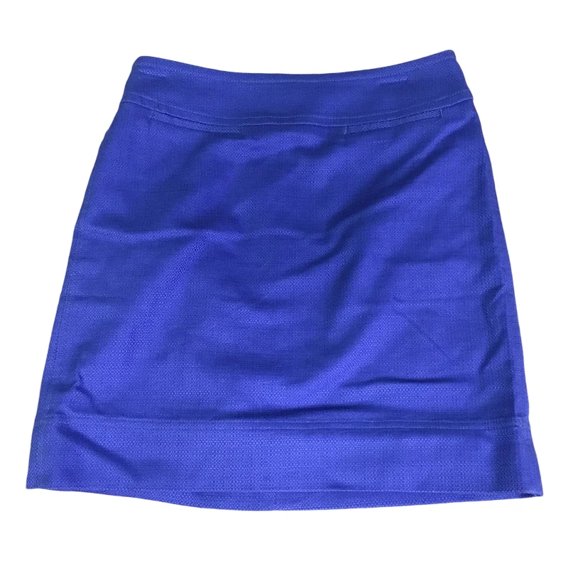 Eye-catching Personality Skirt Mini & Short By Talbots In Blue, Size: 6