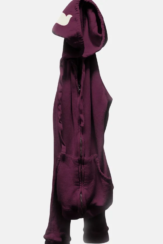 Sexy Fun SUPERFLUFF LUX Zip Hoodie - Eggplant