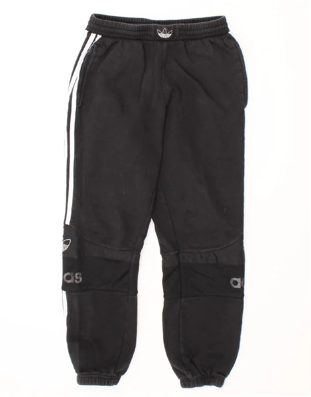 Dessert Matching ADIDAS Womens Graphic Tracksuit Trousers Joggers UK 10 Small Black Cotton Dessert Matching ADIDAS Womens Graphic Tracksuit Trousers Joggers UK 10 Small Black Cotton