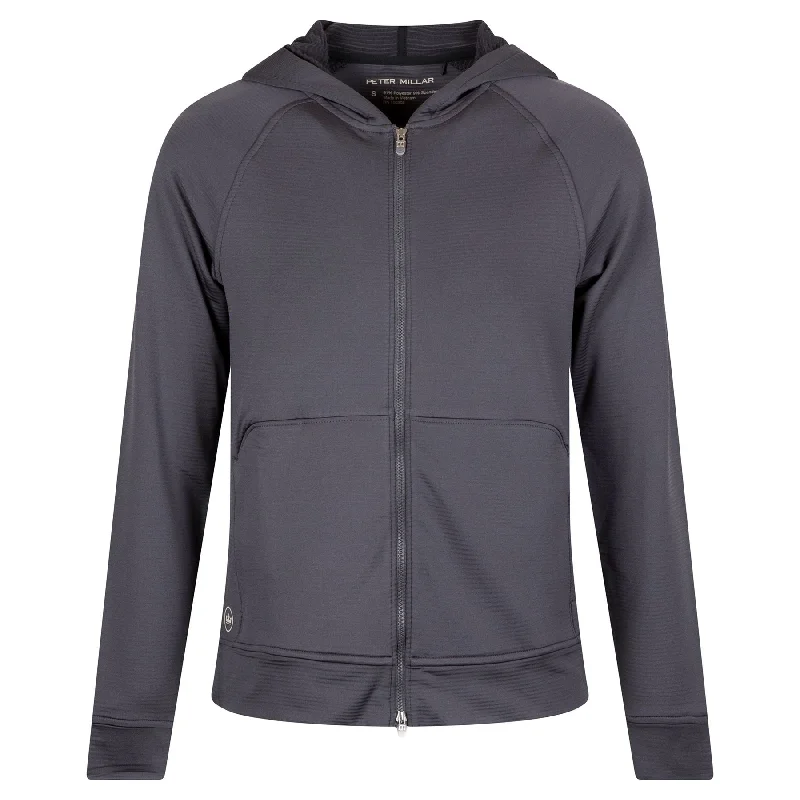 Slim Fit Womens Beaumont Full Zip Hoodie Graphite - AW24