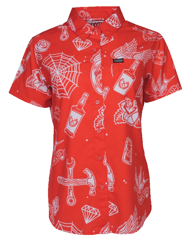 Beautiful Romance Women's Party Boy 10 YR Party Shirt - Red