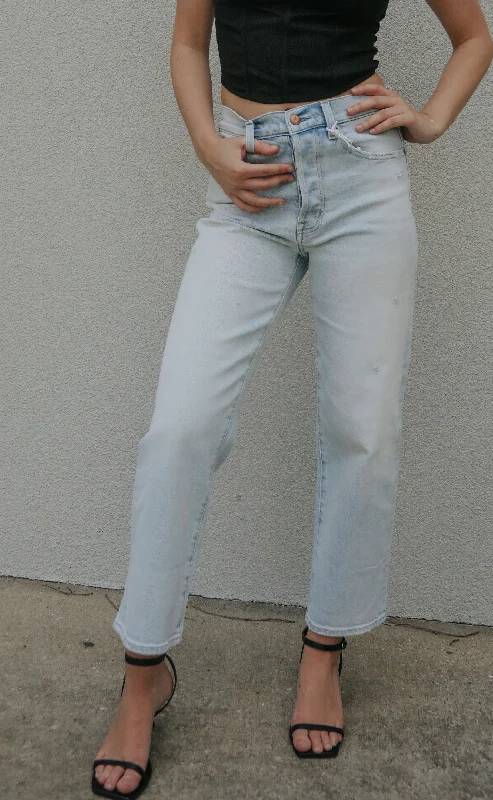 Casual Style pistola: cassie crop super high rise straight crop - palisade