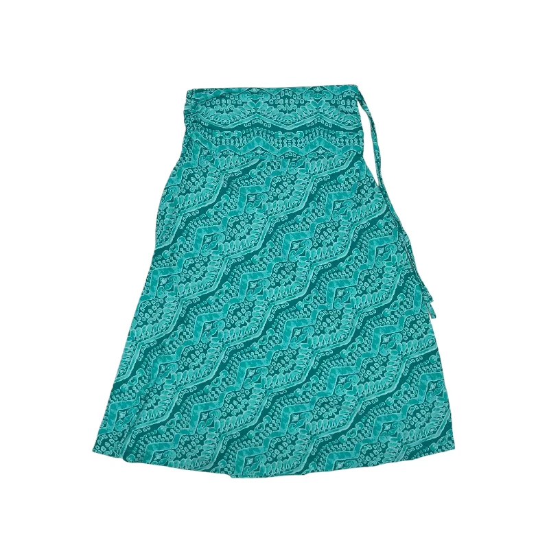Luxury Temperament Skirt Midi By Alpine Tek In Green, Size:L
