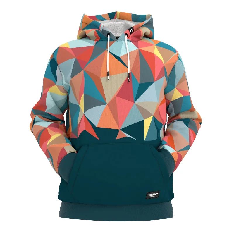 Floral Prints Polygon Forest Hoodie
