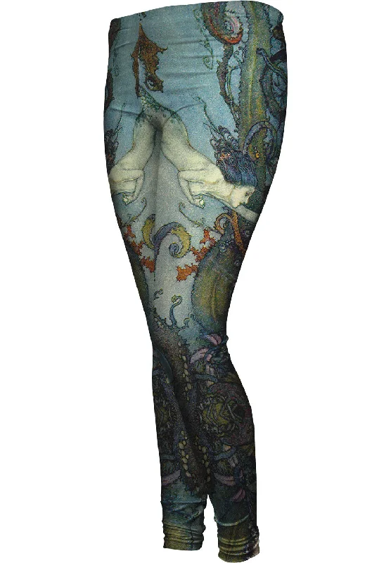 High-waisted pants style Edmund Dulac - "The Little Mermaid 2" (1911)