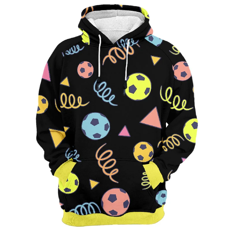 Minimal Style Soccer Ball Hoodie
