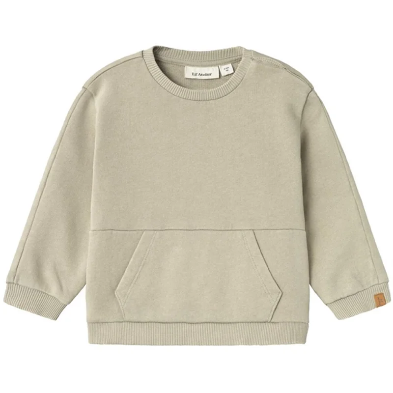 Street Charm Lil'Atelier Moss Gray Nalf Folo Sweatshirt