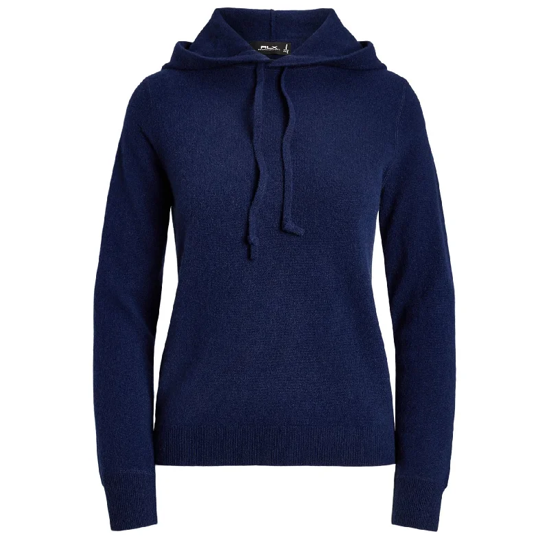 Fashion Elements Womens RLX Cashmere Hoodie Refined Navy - 2025