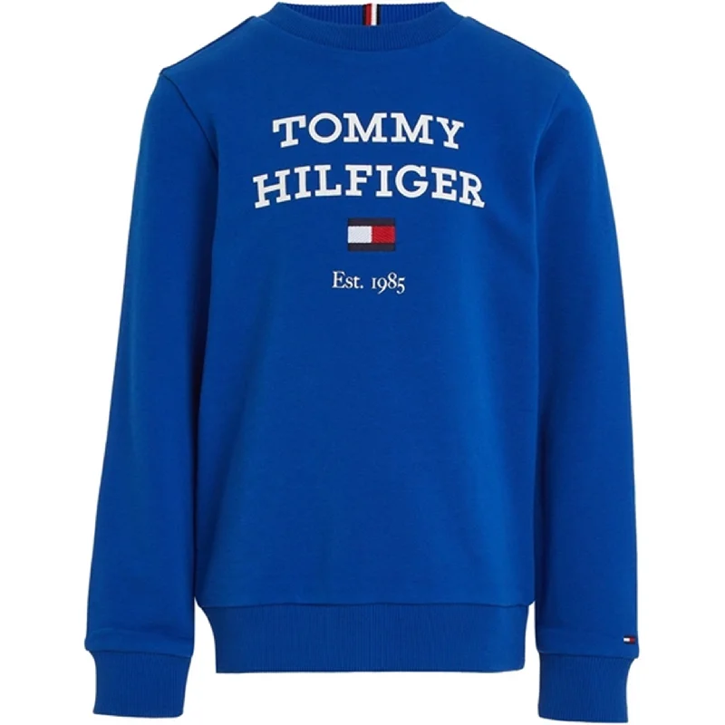 Lazy Style Tommy Hilfiger Th Logo Sweatshirt Ultra Blue