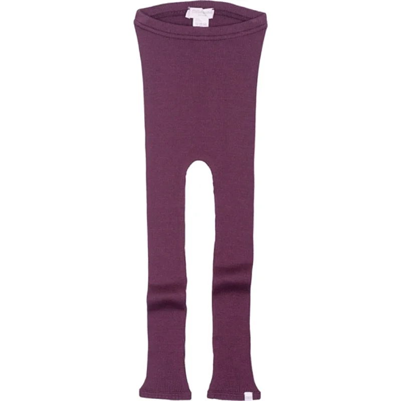 Slightly Flared Design Minimalisma Bieber Leggings Ruby Red
